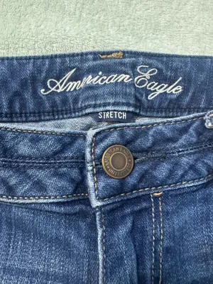 American Eagle Outfitters Indigo Rolled Hem Denim Shorts thumbnail 5