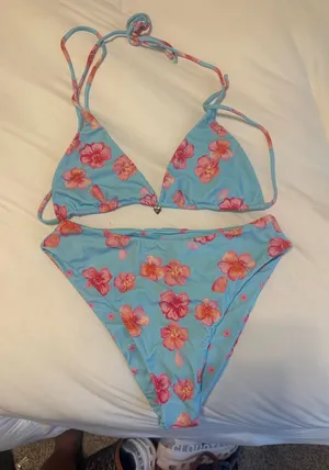 Leni Swim Reversible Bikini Set Blue Size L thumbnail 1