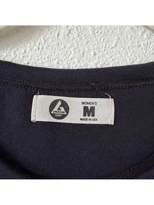 American Giant Crewneck Sweatshirt Size Medium Black Minimalist Casual Cotton thumbnail 5