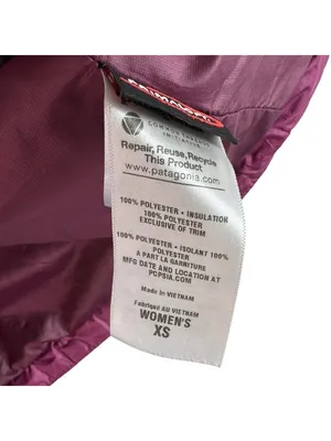 Patagonia Nano Puff Vest Womens XS Magenta Purple PrimaLoft Quilted Full Zip thumbnail 4