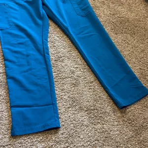Figs Women's Alps Blue Yola‎ Skinny Straight Leg Scrub Pants Large thumbnail 3