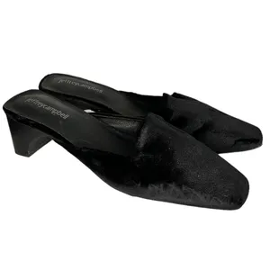 Jeffrey Campbell Jenae‎ Black Velvet Mules thumbnail 3