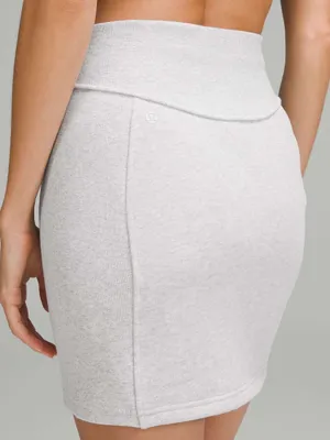 NWT lululemon Scuba High-Rise Mini Skirt HCUG Heather Gray XL thumbnail 2
