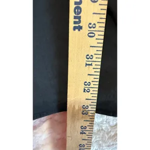 Pomander Place turkernuck Black Drop Waist Shirt Dress Gold Button Womens Medium thumbnail 7