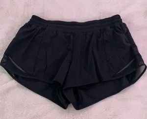 Black Lululemon Hotty Hot Shorts 2.5in thumbnail 2