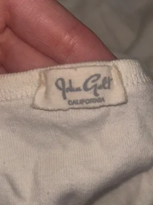 Brandy Melville Baby Tee John Galt Angel thumbnail 4