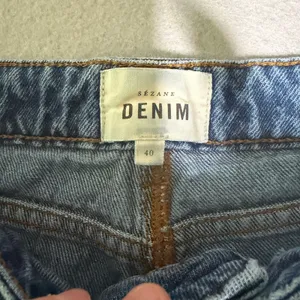 Sézane The Brut Sexy Straight Leg Jeans Blue Organic Cotton Women Size 40 US 8 thumbnail 2