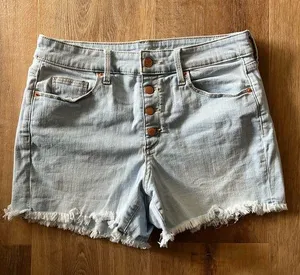 Universal Threads Blue Jean Shorts- Size 10 thumbnail 1