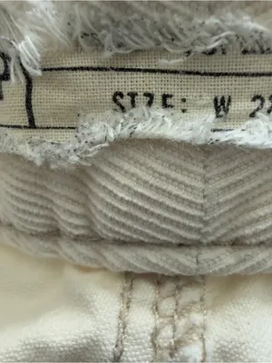 Free People Women’s Size 28 Ivory Corduroy Pants Y2K Indie Sleaze Soft Grunge thumbnail 8