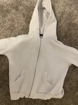 White Jacket Old Navy Zip-Up thumbnail 3