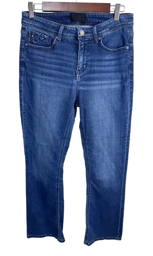 Buckle Black Curvy‎ Bootcut Jeans Medium Wash Stretch Denim 29x30 thumbnail 1