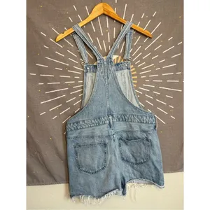 Madewell Adirondack Short Overalls in Phillips Wash thumbnail 8