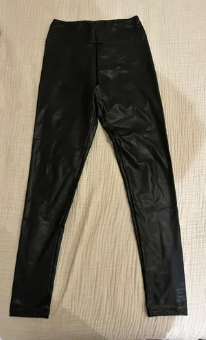 Streetwear Society Leather Leggings thumbnail 1