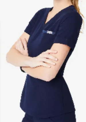 FIGS Zinga 3 pocket tapered fit scrub top thumbnail 1