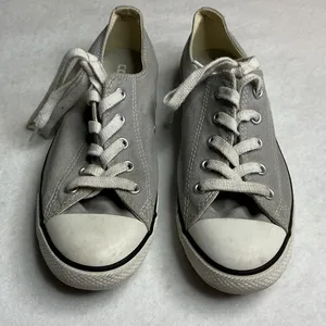 Converse‎ Chuck Taylor All Star Dainty Ox Grey Canvas Sneakers Women 7 thumbnail 2