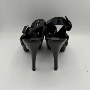 NINE WEST Black Sequin/Metallic‎ Look Heels, Womens Size 7 thumbnail 3