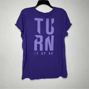 Under Armour‎ heat gear tee size XL purple thumbnail 4