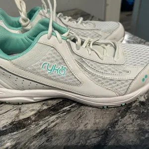 Ryka Women's Athletic Shoes in White and Mint thumbnail 5