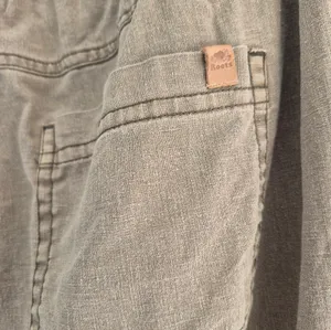 Roots Canada Hemp Jogger summer pull lounge on jogger zipper bottom Pants Medium thumbnail 5
