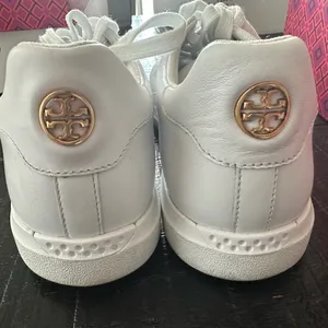 Tory Burch Howell Court Women's Sneakers Sz 9M White Leather Comfort Shoe Tennis thumbnail 4