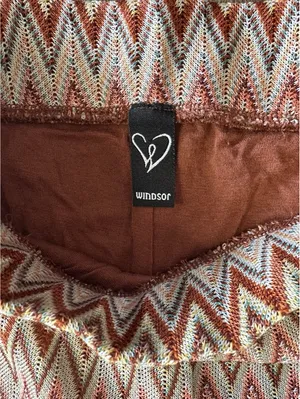 Josauim Zigzag Patterned Knit Pants XS thumbnail 5