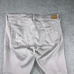 American Eagle Super‎ Stretch X Jeans Women 16 Long High Rise Distressed thumbnail 12