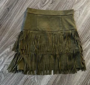 Altar'd State Fearless Fringe Mini Skirt thumbnail 4