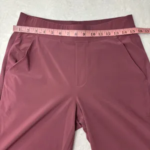 Athleta‎ Women's Rich Red -Maroon Straight Leg Pants Size 6 thumbnail 4