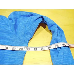 Columbia Womens Blue Rocky Ridge III Lightweight Pullover Hoodie Pouch Pockets L thumbnail 4