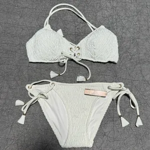 Victoria’s Secret white Smoked Bikini Set thumbnail 1