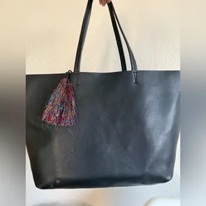 Victoria's Secret Black Tote Bag‎ thumbnail 7