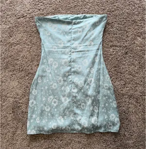 Princess Polly Ramie Strapless Mini Dress Blue thumbnail 3