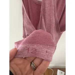 Lululemon Swiftly Tech Racerback Tank Top 2.0‎ Pink Heathered Size 12 Activewear thumbnail 4