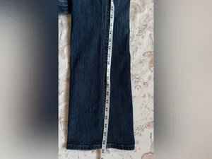 Old Navy Curvy Bootcut Textured Stretch Jeans Dark Wash 14 Short thumbnail 10