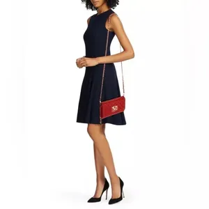 Badgley Mischka Red Wallet Crossbody Bag, Red, NWT thumbnail 2
