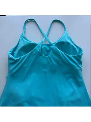 Halara Turquoise Blue 2-in-1 Active Tennis Dress Built-In Shorts Size M thumbnail 3