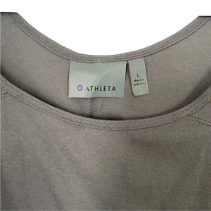 Athleta Record Breaker Tank Top Workout Gym Yoga Running Gray Size L Sleeveless thumbnail 4