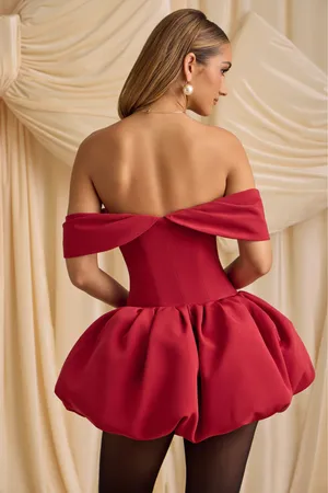 Oh Polly Jessamy Red Mini Dress thumbnail 2