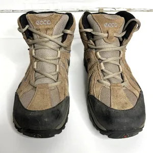 Ecco Gortex Hiking Boot Brown Shoe Size 8-8.5 thumbnail 10