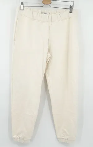 Sympli Womens Cream Joggers Sweatpants Casual Lounge Pants‎ Size M thumbnail 1
