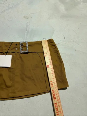 superdown NWT Mini Skirt with Rhinestone Buckle large thumbnail 6