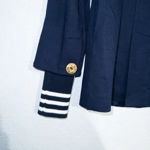 CAbi Classic Navy Blue Grand Slam Nautical Blazer Size 4 thumbnail 9