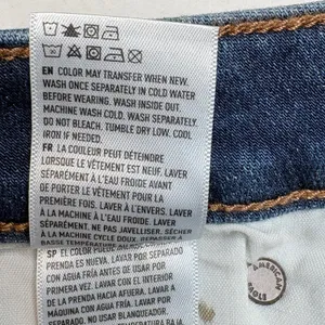 American Eagle Super Hi-Rise‎ Jegging Womens 10 Short Blue Distressed Jeans thumbnail 13