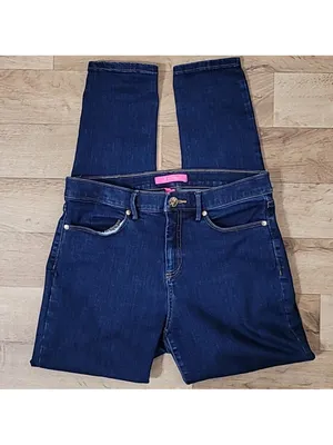 $138 Lilly Pulitzer Eagan High Rise Skinny Jeans in Bennet Wash size 2 thumbnail 4