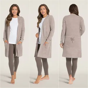 Barefoot Dreams Cardigan CozyChic Lite® Santa Monica Cardi Long Open Front M thumbnail 2