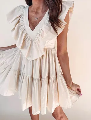 Mabel Tiered Ruffle Dress thumbnail 1