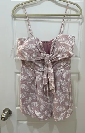 Cloud Ten Blush Pink Floral Romper thumbnail 1