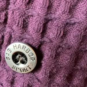 FINAL MARKDOWN Sag Harbor Sport Textured Plum unlined jacket large thumbnail 4