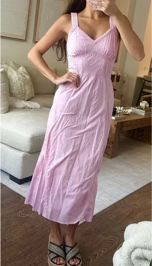 ASOS Pink Midi Dress thumbnail 1