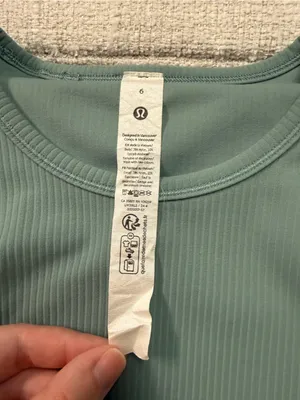Lululemon All It Takes Back-Twist Ribbed Long-Sleeve Shirt in Crater Blue Size 6 thumbnail 8